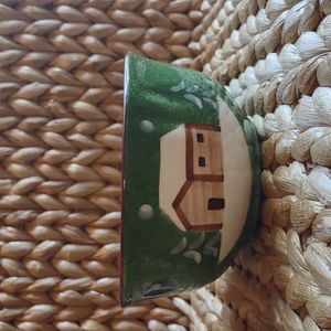 Macy’s The Cellar Log Cabin Series cereal bowl Bowl! 2003